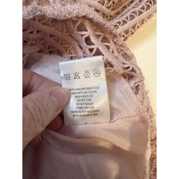 Beulah Poets Lace Blouse Medium – Romantic Victorian Ruffle Peplum Cottagecore - Picture 5 of 9